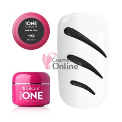 Gel UV Base One Silcare pentru pictura, carving, negru